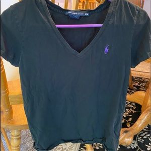 ralph lauren sport black v neck!